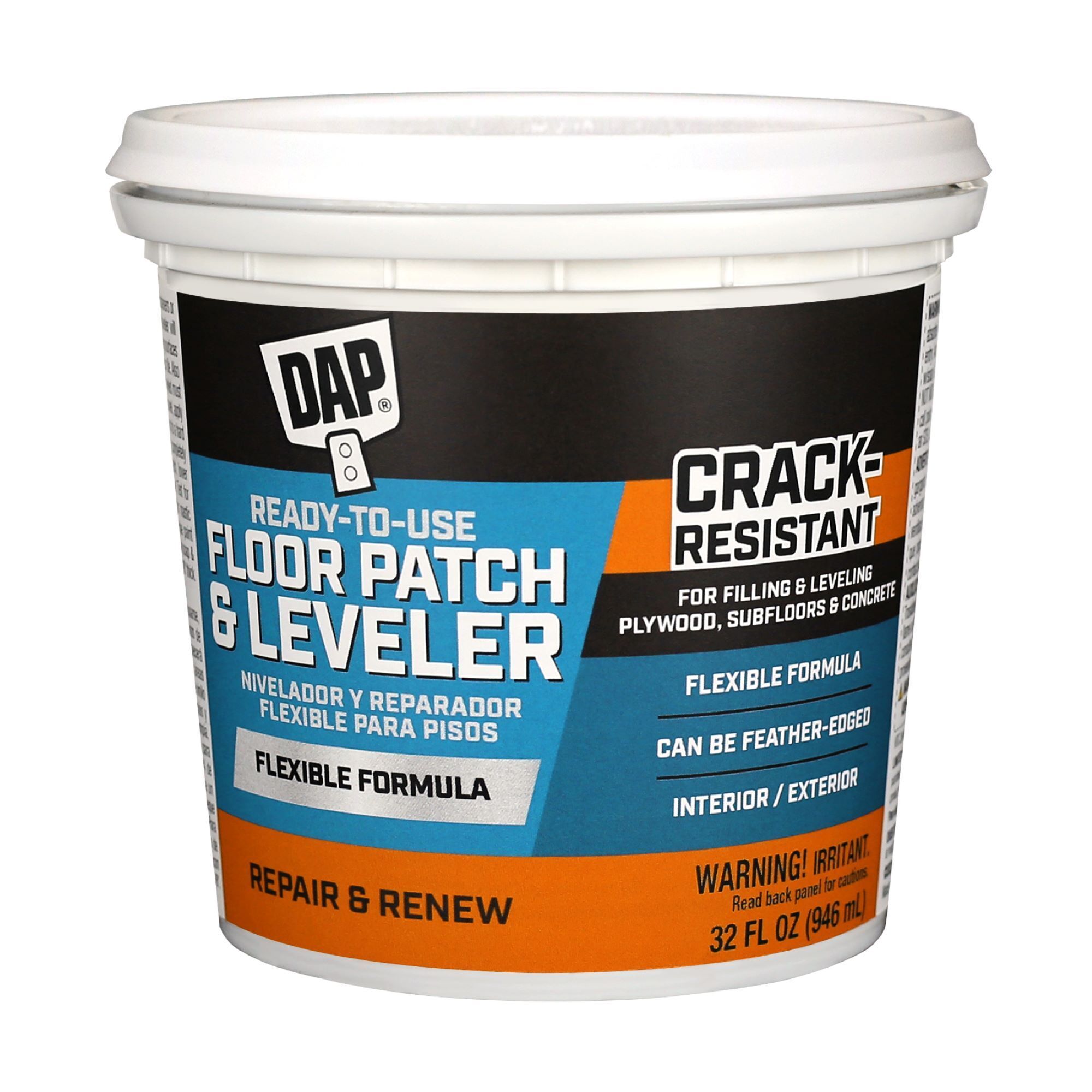 DAP Flexible Floor Patch and Leveler 32 FL OZ Light Gray, Model# 7079859184